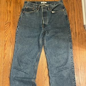 Redone Denim, Size 27, Medium Blue Wash